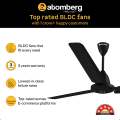 Atomberg Efficio Prime 1400mm Timeless BLDC Ceiling Fan with Remote | 5 star | High Air Delivery | LED Speed Indicator | Low Noise | Timeless Design with Power Saving | 3 Years Warranty. 