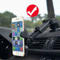 Car Universal Phone Holder 360 Rotation Long Neck Bracket Windshield Suction Mount For iP Samsung Smartphones. 