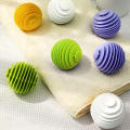 Green/Purple/Orange Anti-Tangle Laundry Ball Laundry Odorless Tpr Wash Ball Soft Laundry Balls for Strong Decontamination. 
