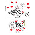 Red Heart Birds Tree Branch Wall decoration stickers room wallpaper bedroom nursery kids room Home decoration Wall Stickers. 
