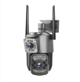 G6 Dual 5Mp | WiFi HD Wireless Dual lens CCTV Camera 360 view with HD Infrared Night Vision Indoor/Outdoor. 