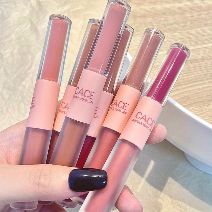 1pcs%20Double%20Head%20Waterproof%20Lip%20Gloss%20Matte%20Velvet%20Lipgloss%20Long%20Lasting%20Lips%20Glaze%20Red%20Tint%20Liquid%20Lipstick%20Korean%20Makeup%20-%20Image%206