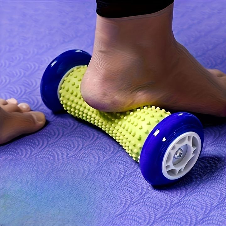 Deep Tissue Foot Massager Roller - Relieves Plantar Fasciitis & Arch Pain, Fatigue Alleviation, Ideal for Feet, Legs & Hands