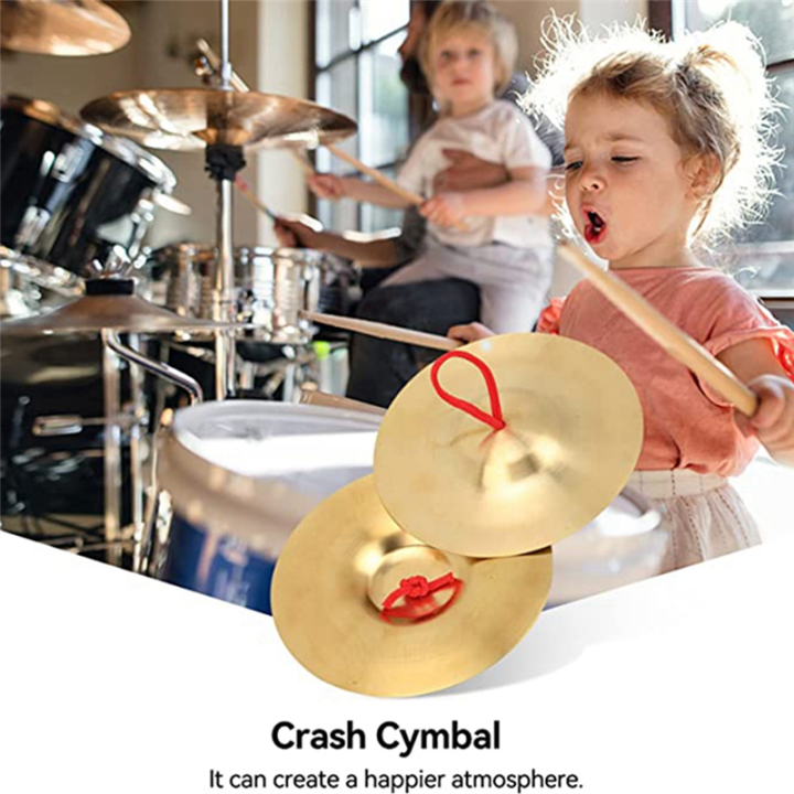 Crash%20Cymbal%20Finger%20Cymbals%20Pack%20of%202%20Brass%20Hand%20Pool%20Percussion%20Instrument%20Toy%20for%20Children%20Adults%20-%20Image%204