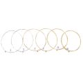 6Pcs/Set Universal Acoustic Guitar String Brass Hexagonal Steel Core Strings For Musical Instruments Guitars Strings Guitar Part. 