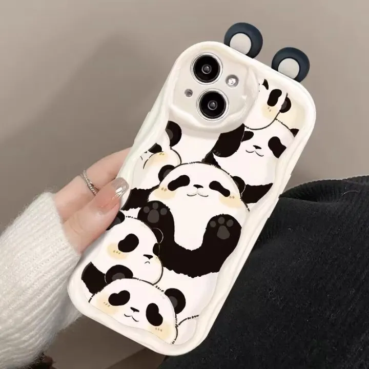 Phone%20Case%20For%20Samsung%20Galaxy%20A02%20A02S%20A03%20CORE%20A04%20A04E%20A04S%20A10%20A11%20A13%20A14%20A22%20A23%20A24%20A30%20A20%20A21S%20Back%20Cover%20Funny%20Wavy%20Texture%20Cartoon%203D%20Cute%20Panda%20Doll%20Ears%20Fashion%20Creative%20Silicone%20Cover%20TPU%20Clear%20Soft%20-%20Image%206