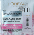 Loreal Paris Glycolic Bright 8% [Melasyl ™ + Glycolic + Niacinamide] face serum for Dark Spot & Brightening 1.5mlNUZ(FROM MALAYSIA). 