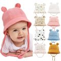 Newborn Baby Hat Summer Muslin Infant Bucket Hats for Girls Boys Cute Printed Fisherman Caps Toddler Kids Panama Sun Cap 3-12 M. 