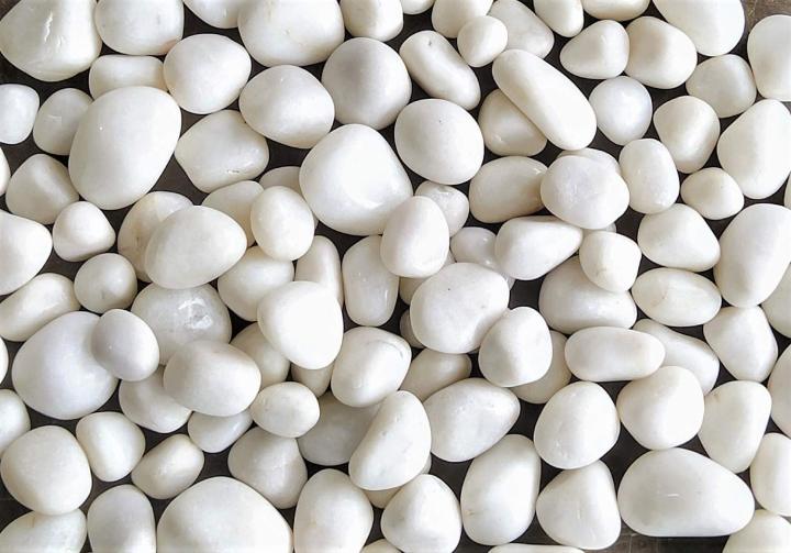 Natural Smooth Dolomite Stone Home Decoration -Larges Stones 2KG