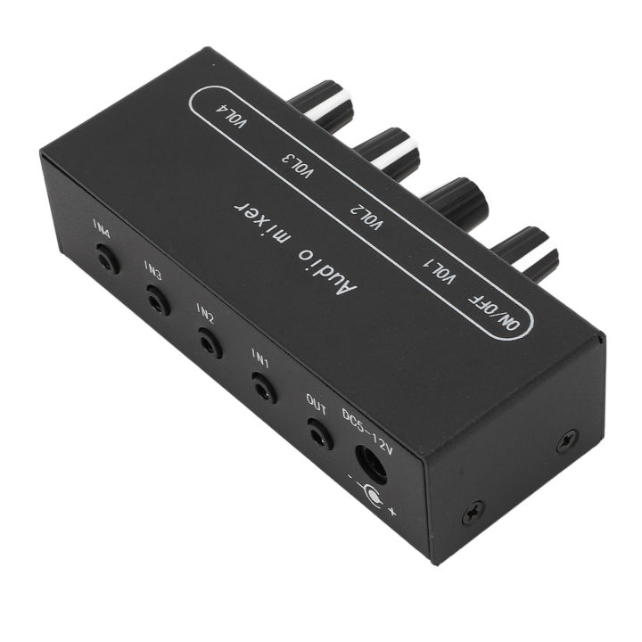 Stereo%20Line%20Mixer%20Super%20Low%20Noise%20Line%20Mixer%204%20Channel%20DC5-12V%20for%20Microphone%20-%20Image%205