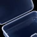 Mini Plastic Durable Strong Box Rectangular Box Dustproof Jewelry Storage Case Container Translucent Box Packing small Storage. 