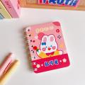 Cute Cartoon Memo Pad Bear Rabbit Notepad Loose-leaf Pocket Notebook Girl Small Notepad Cartoon Bear Notepad Portable Pocket Memo Pad Coil Notebook For School. 