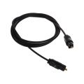 3 FT 1.1M Metre Digital Fibre Optical Audio Toslink SPDIF MD DVD Cable Lead Plug. 