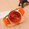 【ETOP】Fashionable casual women's watch Geneva double level belt quartz hand students fashion fashion watches a. 