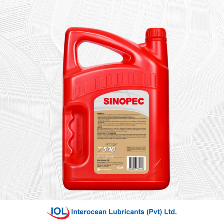 SINOPEC%20TULUX%20CI-4/SL%2015W40%20Diesel%20Engine%20Oil%20-%20Image%203