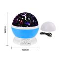 Star Master Rotating Projection Lamp USB LED Night Light Sky Moon Star Projector Dream Color Light. 