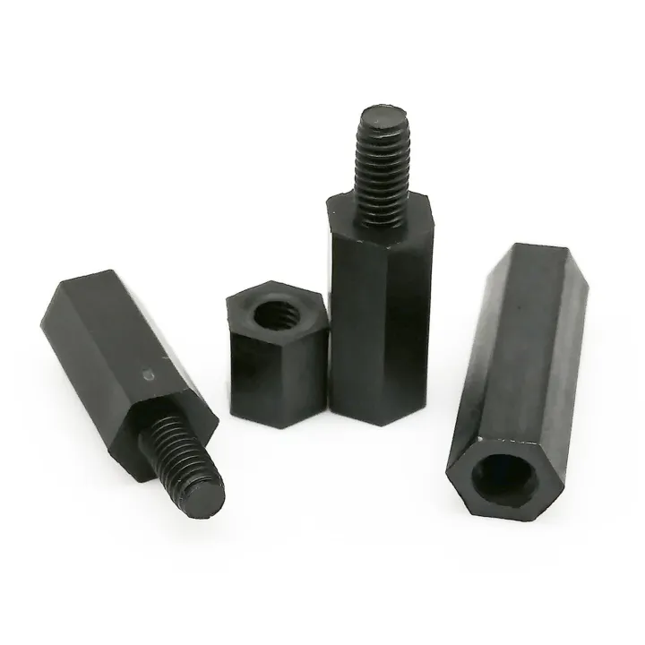 25X%20M2%20M2.5%20M3%20M4%20Black%20White%20Nylon%20Plastic%20Hex%20Hexagon%20Coupling%20Connector%20Joint%20Column%20Standoff%20Spacer%20Bolt%20for%20Motherboard%20-%20Image%202