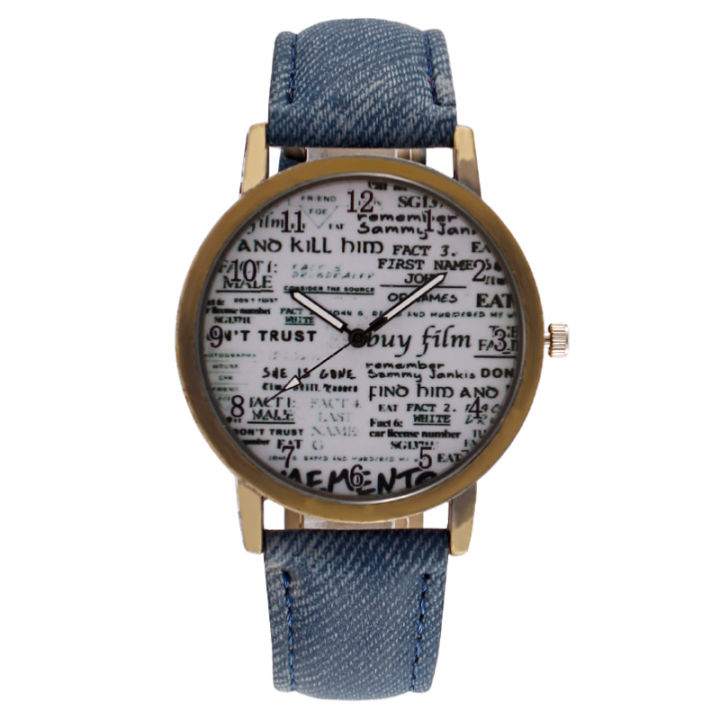 Digital%20Denim%20Belt%20Men's%20Watch%20Men's%20Watch%20Colorful%20Strap%20-%20Image%202