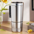 KOKKO Car Hot Water Electric Kettle, 300ml Large Capacity Portable Kettle, Stainless Steel 24V Car Water Boiler For Coffee Tea With Quick Boiling, Heating Cup. 
