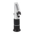 Brix Meter Refractometer, 0-80% Sugar Content Hydrometer Efficient Adjustable Lens for Industry. 