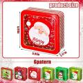 Festive Storage Solutions Holiday Organization Bins Christmas Storage Boxes Skylight Tin Plate Box Cookie Storage Containers. 