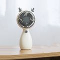 Cute Hand-Held Fan, USB Charging, Portable Wind Power Ultra-Quiet Multi-Function Electric Fan. 