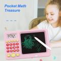 Durable Children Leaning Machine Smooth Edge Kid Leaning Machine English Broadcast Math Calculator Machine Trainer Painting. 