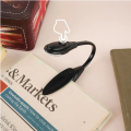 Portable Bendable Battery Powered Clip-On Book Lamp/ LED Eye Protection Reading Light/ Travel Bedroom Flexible Small Desk Lamp 1Pcs. 