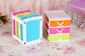 100% Premium Quality Mini Small Drawer set High Quality Plastic 3 Layers In 1 Set Desk Organizer Multi color Plastic Storage Boxes for Medicine, Stationery Items, Cosmetics, Money, Jewelry & Other Small Items for Storing Purpose.. 