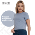 Amante Essential Crop Tee. 