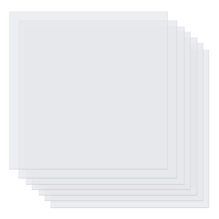 20Pcs 7Mil Blank Stencil Sheets, 12 X 12 Inch Mylar Template Stencil Material for & Silhouette Machines
