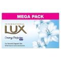 LUX International Creamy Perfection Plus For Smooth Fragrant Skin with White Rose And Swiss Moisturizer bathing Soap | For Glowing Skin | 500 g (4 x 125 g) (FROM INDIA) JEZ. 