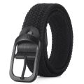 【HUT】 Men's Belt Casual Woven Elastic Belt Outdoor Sports Women's Belt No Need For Punching Climbing Work Belt For Men Women Fashion. 