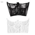 Underbust Corset Belt, Waist Corset, Lace Open Cup Corset, Short Torso Underwire Boned Corset, Underboob Waist. 