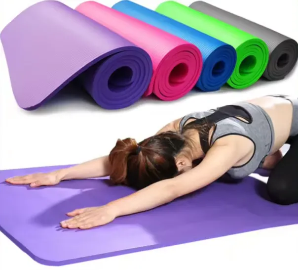 Outtobe Extra-Thick Non-Slip Yoga Mat, Perfect for Yoga, Pilates, and Floor Exercises with Added Support and Comfort