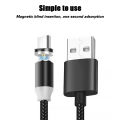 Magnetic 3A Fast Charging Micro USB Type C Cable, Charger for iPhone, Huawei, Samsung. 