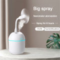 Portable Mini Humidifier (pmh) Car Home USB LED Lamp Aroma Nano Diffuser Mist Purifier 250ml. 
