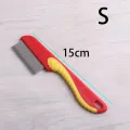 Pet Hair Accessories Stainless Steel Dog Flea Comb Fine Toothed Seahorse Shape Pet Hair Comb Long Short Lice Comb Massage. 
