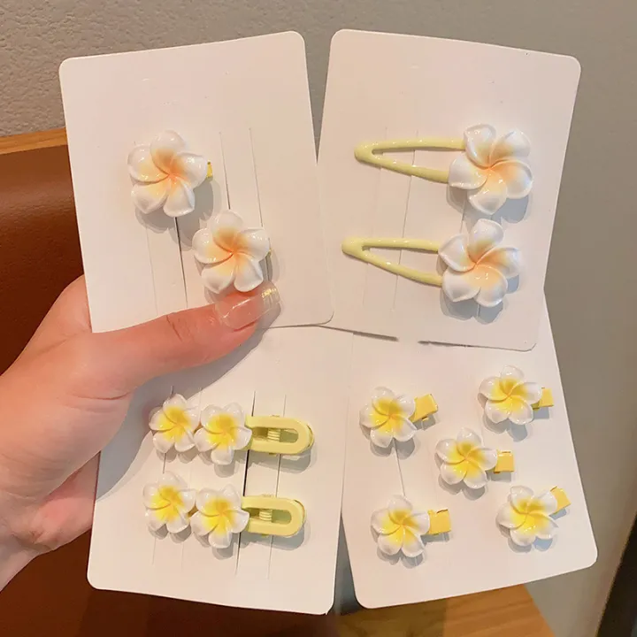 2/5Pcs%20Korean%20Baby%20Hair%20Clip%20Plumeria%20Flower%20Hairpins%20for%20Girls%20Yellow%20Flower%20Hair%20Rope%20Children%20Barrettes%20Kids%20Hair%20Accessories%20-%20Image%208