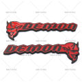 DEMON Modified Hellcat Labeling Applicable to Dodge Challenger Demon Side Seam Label Car Badge Sticker Long. 