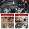 25Pcs Screw Extractor Set Hex Multi-Spline Easy Out Bolt Extractor Set, Heavy Duty Metric EZ Out Rounded Screw Remover. 