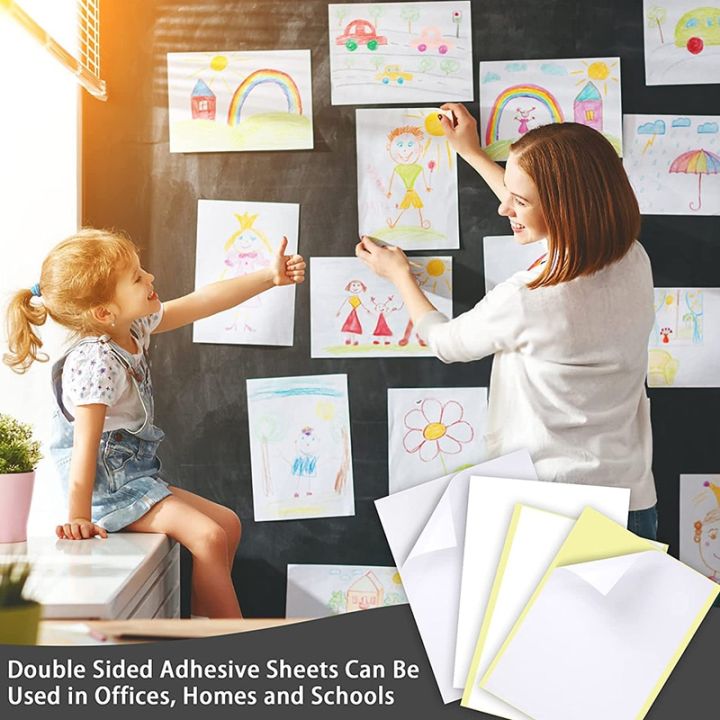 21cm%20Chzimade%2010Pcs%20A4%20Double-Sided%20Tape%20Self-adhesive%20Sheet%20Transparent%20Glue%20Clear%20Sticker%20Paper%20for%20Craft%20Cards%20Photo%20Album%20Making%20-%20Image%204