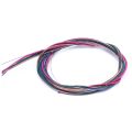 1Set Rainbow Colorful Color String for Acoustic Guitar & 6 Pieces Silver Acoustic Guitar Machine Heads Knobs. 
