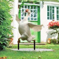 30*45cm Goose Acrylic Garden Stake Cute Goose Statue Garden Ornaments Lawn Potted Plant Decoration Flower Pot Embellishment. 