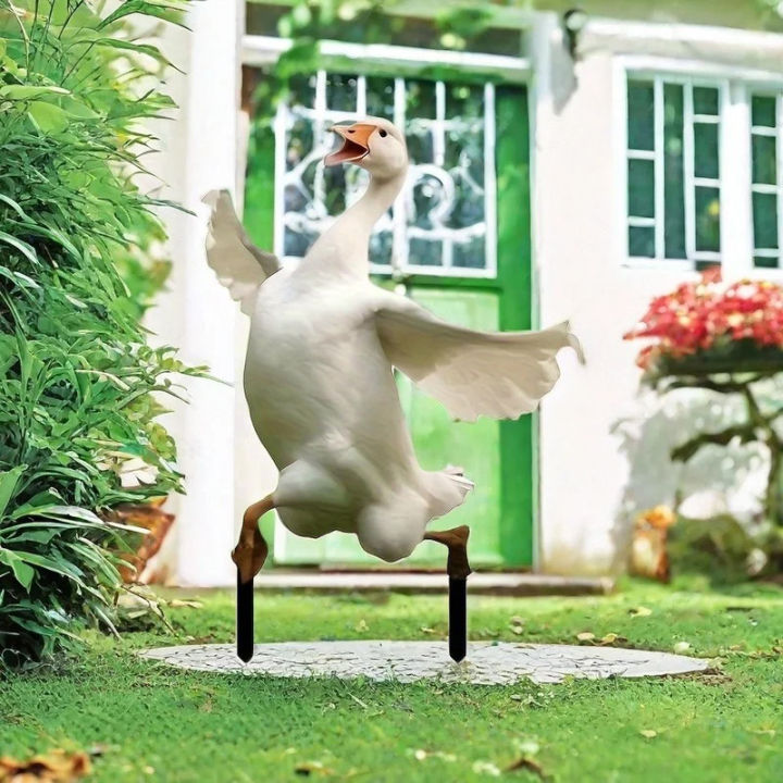 30*45cm%20Goose%20Acrylic%20Garden%20Stake%20Cute%20Goose%20Statue%20Garden%20Ornaments%20Lawn%20Potted%20Plant%20Decoration%20Flower%20Pot%20Embellishment%20-%20Image%205
