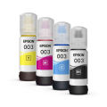 GENUINE EPSON  003 Ink  Black, cyan, magenta, yellow for (L3110, L3150, L1110,L3100,L3101,L5190) Printer Models Black + Tri Color Combo Pack Ink Bottle. 