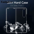 For Samsung Galaxy Z Fold 3 Transparent Hard Case Clear Anti-oxidation Clear Back Cover for Samsung Z Fold3  Galaxy Z fold3 Silicone TPU Phone Cover. 