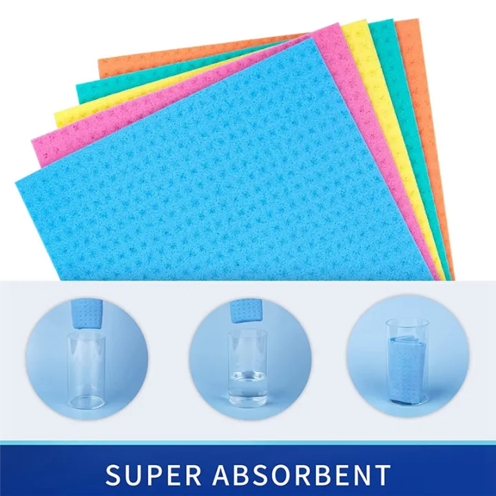 Reusable%20Dish%20Cloths%20Cellulose%20Sponge%20Cloth%20for%20Kitchen,%20Absorbent%20Cleaning%20Cloth,%20Multi%20Colors%20-%20Image%206