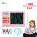 2 in 1 ，threetrees 6 inch Rechargeable Oral Math Trainning Calculator Drawing Pad for Kids Doodle Pad Oral Math Education Machine Educational Toys For 3-Years-Old Up Boys and Girls. 