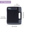 A4 Clipboard Storage Box Calculator Nursing File Folder Organizer Folio Suitable for Pen/Paperclip Wall-mounted Document Case. 